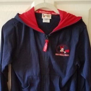 MINNIE MOUSE Cheerleader zip-up hoodie jacket size XL